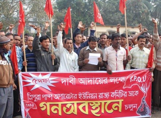 TPOU stages sit-in-demonstration with 5-point charter of demands